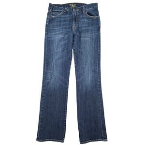 Lucky Brand 363 Vintage Straight Jeans Men 31x32 Dark Wash Premium Italian Denim